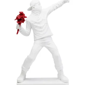 Online KARE Design Deco Figurine Street Art Bouquet White 67cm