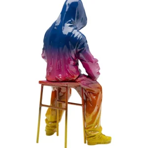 Sale KARE Design Deco Figurine Street Art Boy Rainbow 36cm