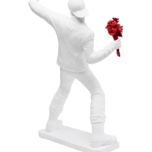 Online KARE Design Deco Figurine Street Art Bouquet White 67cm
