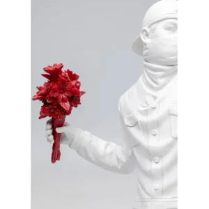Online KARE Design Deco Figurine Street Art Bouquet White 67cm