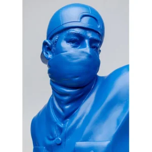 Hot KARE Design Deco Figurine Street Art Bouquet Blue 67cm