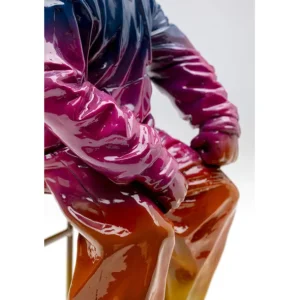 Sale KARE Design Deco Figurine Street Art Boy Rainbow 36cm
