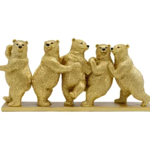 Best KARE Design Deco Figurine Tipsy Dancing Bears 14cm