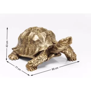 Discount KARE Design Deco Figurine Turtle Gold Big
