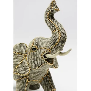 Online KARE Design Deco Figurine Walking Elephant Pearls 24cm