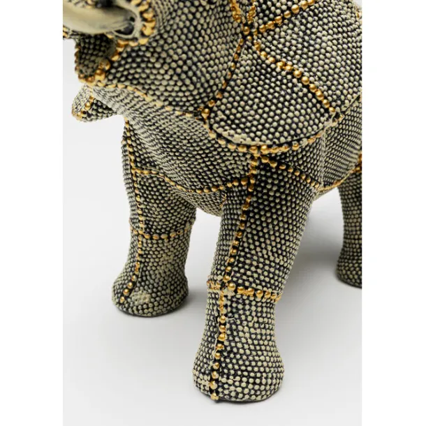 deco_figurine_walking_ele_6.webp Online KARE Design Deco Figurine Walking Elephant Pearls 24cm