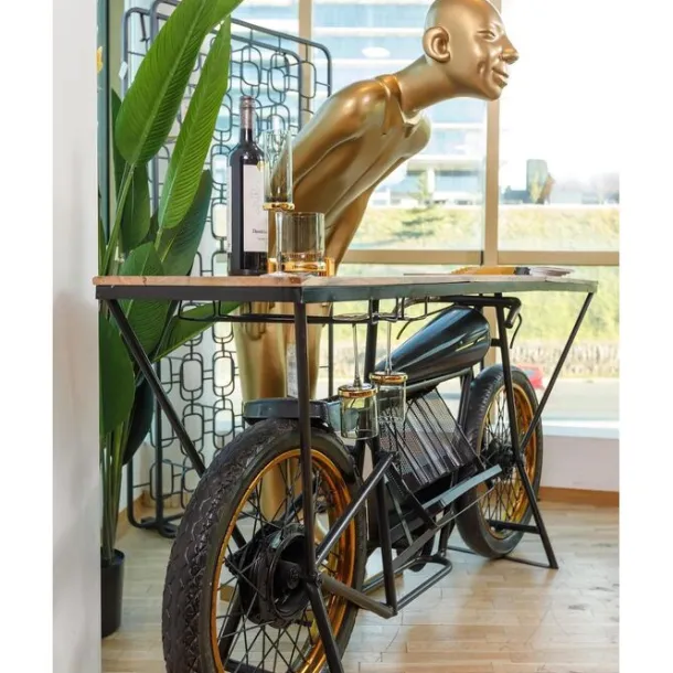 deco_figurine_welcome_gue_1-2.webp Online KARE Design Deco Figurine Welcome Guest Gold XL 164cm