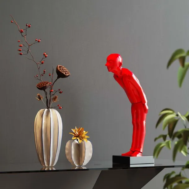 deco_figurine_welcome_gue_1.webp Sale KARE Design Deco Figurine Welcome Guest Red Small