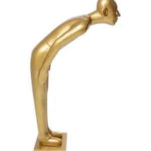 Online KARE Design Deco Figurine Welcome Guest Gold XL 164cm
