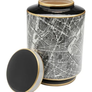 Hot KARE Design Deco Jar Streets Of Paris Ø22cm