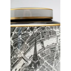Hot KARE Design Deco Jar Streets Of Paris Ø22cm