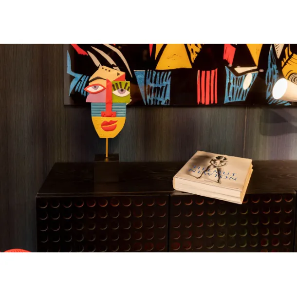 deco_object_abstract_face_2.webp Discount KARE Design Deco Object Abstract Face Multicolour 52cm