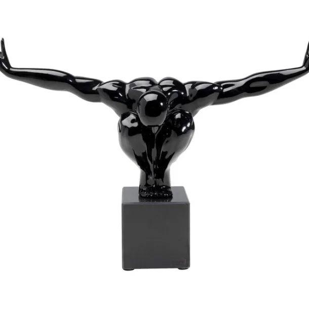 deco_object_athlet_black__0.webp Online KARE Design Deco Object Athlet Black Small 43cm