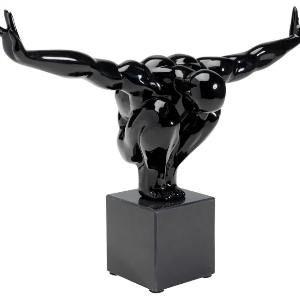 deco_object_athlet_black__1.webp Online KARE Design Deco Object Athlet Black Small 43cm