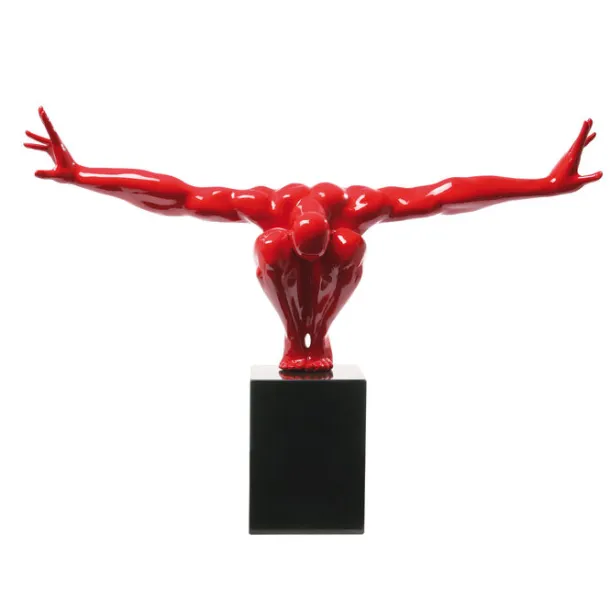 deco_object_athlet_red_cm_0.webp Online KARE Design Deco Object Athlet Red 75cm