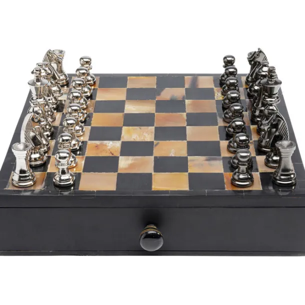 deco_object_chess_antique_0.webp Clearance KARE Design Deco Object Chess Antique 36x33cm