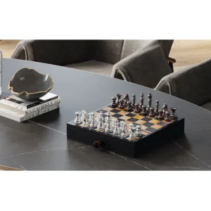 Clearance KARE Design Deco Object Chess Antique 36x33cm
