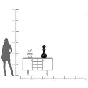 Outlet KARE Design Deco Object Chess Queen 60cm
