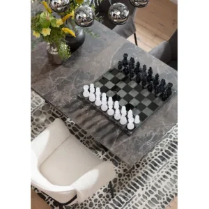 Fashion KARE Design Deco Object Chess Transparent 60x60cm
