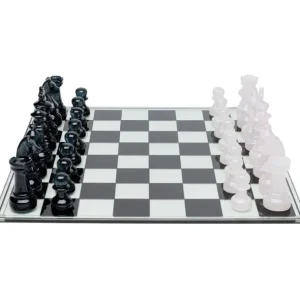 Fashion KARE Design Deco Object Chess Transparent 60x60cm