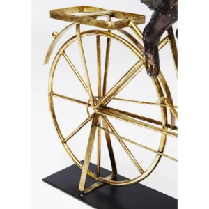 Sale KARE Design Deco Object Dog With Bicycle 44cm