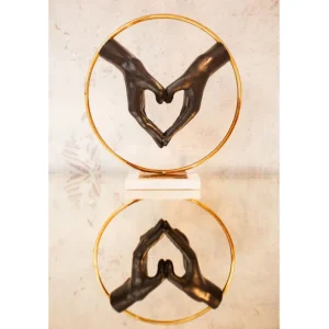 Discount KARE Design Deco Object Elements Heart Hand 62cm