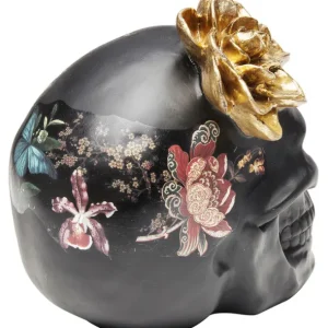 Sale KARE Design Deco Object Flower Skull 22cm