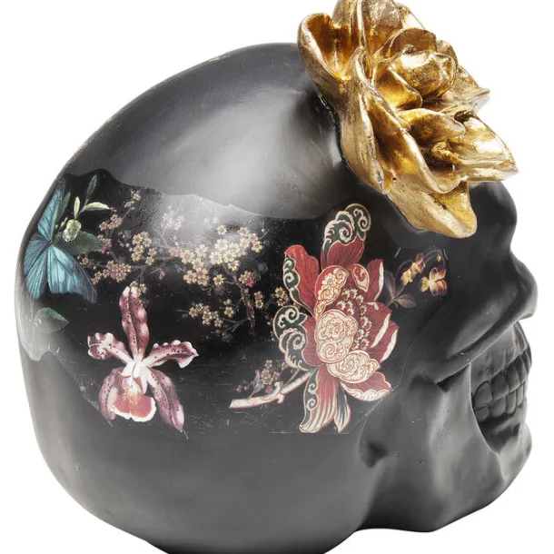 deco_object_flower_skull__4.webp Sale KARE Design Deco Object Flower Skull 22cm