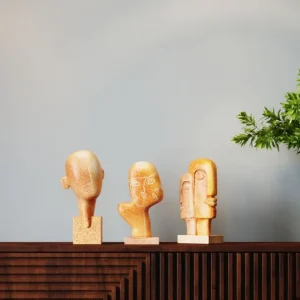 Best KARE Design Deco Object Half a Face 30cm