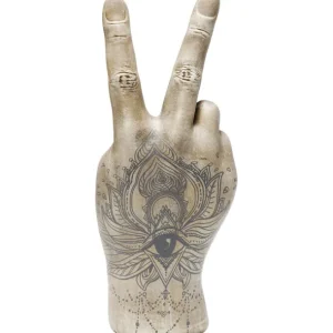 Sale KARE Design Deco Object Hand Victory Tattoo Eye 36cm