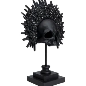 New KARE Design Deco Object King Skull Black 49cm