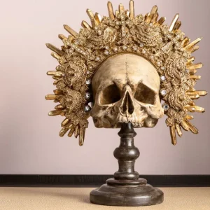 Sale KARE Design Deco Object King Skull 42cm