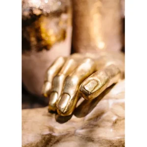 Fashion KARE Design Deco Object Mano Gold 35cm