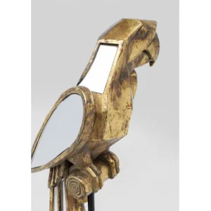 Best KARE Design Deco Object Mirrored Parrot 53cm