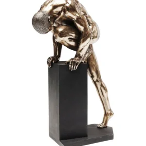 Discount KARE Design Deco Object Nude Man Stand Bronze 35cm