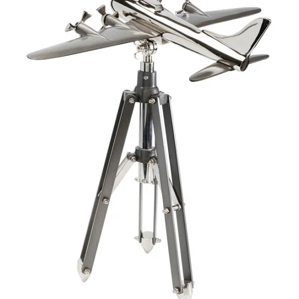 deco_object_plane_tripod__0.webp Fashion KARE Design Deco Object Plane Tripod 54cm