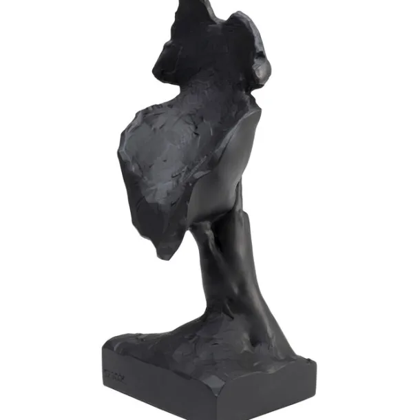 deco_object_quiet_face_bl_4.webp Hot KARE Design Deco Object Quiet Face Black 31cm