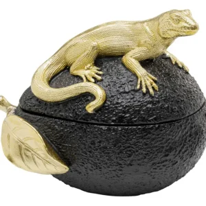 Sale KARE Design Deko Box Avocado Lizard 15cm