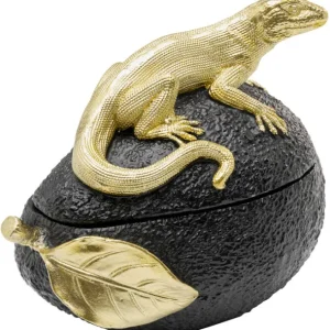 Sale KARE Design Deko Box Avocado Lizard 15cm