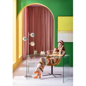 Outlet KARE Design Desk Clear Club 125x60cm
