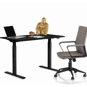 New KARE Design Desk Office Smart Black Black 120x70