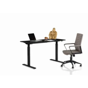 Outlet KARE Design Desk Office Smart Black Black 140x70