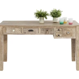 Best KARE Design Desk Puro 135x60cm 6Drawers