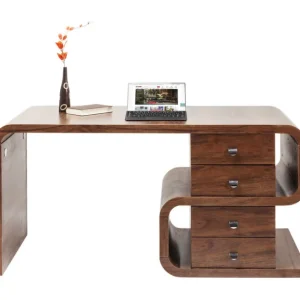 New KARE Design Desk Soft Snake Walnut 150x70cm