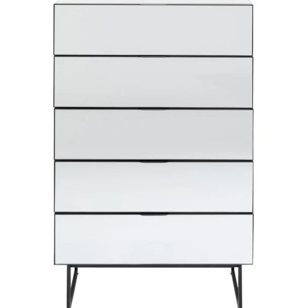 dresser_soran__drawers_bl_0.webp Clearance KARE Design Dresser Soran 5 Drawers Black 65x114cm