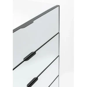 Clearance KARE Design Dresser Soran 5 Drawers Black 65x114cm