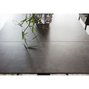Clearance KARE Design Extension Table Amsterdam Dark 160(40+40)x90cm
