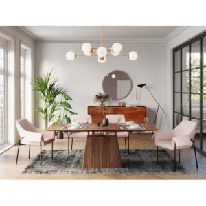 Fashion KARE Design Extension Table Benvenuto Walnut 200(50)x110cm