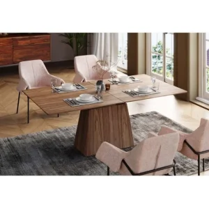 Fashion KARE Design Extension Table Benvenuto Walnut 200(50)x110cm