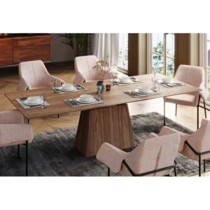 Fashion KARE Design Extension Table Benvenuto Walnut 200(50)x110cm